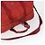 Borsa Boston PRADA Nylon 2way Rossa Argento Auth 169109 Rosso - vista 7