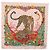Hermès HERMES Carre 90 Schal ""JUNGLE LOVE"" Seide Weiß Auth am10795SAM