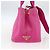 PRADA Canapa PM Borsa a mano in tela 2way Rosa Oro Auth ka2235 D'oro - vista 3
