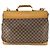 LOUIS VUITTON Borsa Boston Clipper Damier Ebene 2way M99039 LV Auth 169619 - vista 2