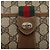 Borsa Gucci GG Supreme Web Sherry Line in PVC Beige Rosso 89 02 032 Auth ti3672 - vista 17