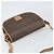 Céline Borsa a spalla in tela Macadam CELINE in pelle PVC marrone oro Auth 170119 D'oro - vista 6