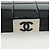 CHANEL Borsa Clutch Choco Bar in plastica Nera Argento CC Auth BA9645SAM Nero - vista 18
