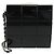 CHANEL Borsa Clutch Choco Bar in plastica Nera Argento CC Auth BA9645SAM Nero - vista 2