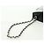 CHANEL Borsa Clutch Choco Bar in plastica Nera Argento CC Auth BA9645SAM Nero - vista 7