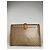 Céline Clutch in pelle monogramma Triomphe vintage di Celine beige e marrone D'oro - vista 2