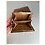 Triomphe Céline Vintage Celine Monogram Leather Wallet Beige Brown - view 5