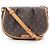 Borsa a Spalla Menilmontant PM Louis Vuitton Marrone