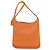 Borsa a Spalla Hermès Vespa PM in Togo Arancione - vista 2