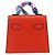 Charm per borsa Kelly Twilly in pelle Hermès Arancione - vista 2