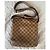 Borsa in pelle Damier Brooklyn PM di Louis Vuitton Marrone - vista 7
