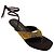 Sandali in suede e stampa pitone tan / marrone di Tamara Mellon con elegante design avvolgente