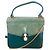 Borsa Bulgari in pelle verde