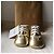 Chaussons Baby Dior en cuir doré Taille 18 - vue 10