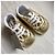 Chaussons Baby Dior en cuir doré Taille 18 - vue 2