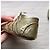 Chaussons Baby Dior en cuir doré Taille 18 - vue 4