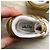 Chaussons Baby Dior en cuir doré Taille 18 - vue 7