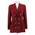 Blazer Chanel de lana roja