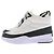 Autre Marque Botas kinetic acolchoadas com fecho de zíper Branco - vista 3