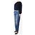 Autre Marque Blaue weit geschnittene Jeans - Größe UK 10 - Ansicht 2