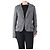 Lanvin Grey Herringbone wool jacket - size UK 12