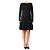 Valentino Schwarzes Midi-Kleid mit langen Ärmeln und Schleifendetail - Größe M