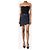 Helmut Lang Falda mini de mezclilla asimétrica índigo - talla UK 6 Azul - vista 2
