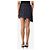 Helmut Lang Falda mini de mezclilla asimétrica índigo - talla UK 6 Azul - vista 3