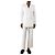 Maison Martin Margiela Completo giacca e pantalone bianco a due pezzi - taglia UK 6