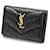 Saint Laurent Monogram Tri-fold Tiny Wallet Schwarz