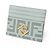 Portacarte Fendi FF Diamond Marrone Blu