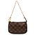 Mini Pochette Accessoires Damier Ebene Marrone Louis Vuitton