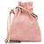 Bolsa de drawstring mini GG rosa de Gucci
