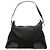 Borsa a spalla in nylon nero Gucci