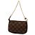 Mini Pochette Accessoires Damier Ebene Marron Louis Vuitton - vue 2