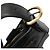 Borsa a tracolla in pelle nera Burberry Nero - vista 6