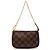 Mini Pochette Accessoires Damier Ebene Marrone Louis Vuitton