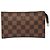 Bucket Pochette a secchiello Marais Damier Ebene Louis Vuitton Marrone