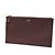 Borsa Clutch Baguette Piatta Fendi Bordò