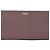 Borsa Clutch Baguette Piatta Fendi Bordò - vista 3