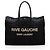 Saint Laurent Raffia Rive Gauche Tasche Schwarz