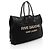 Saint Laurent Raffia Rive Gauche Tasche Schwarz - Ansicht 2