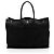 Saint Laurent Raffia Rive Gauche Tasche Schwarz - Ansicht 3