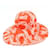Timeless Cappello in cotone Coco Mark di CHANEL Bianco Rosso