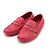 Mocassini in suede Damier Louis Vuitton Rosa Fuschia