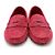 Mocassini in suede Damier Louis Vuitton Rosa Fuschia - vista 4