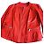 Jaqueta de Couro de Cordeiro Sylvie Schimmel Vermelho