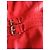 Jaqueta de Couro de Cordeiro Sylvie Schimmel Vermelho - vista 8