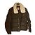 Moncler Leo Lederjacke Schwarz