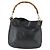 Borsa a mano in pelle Gucci Bamboo 2way Nera Oro 001 123 1638 Auth 169470 Nero D'oro - vista 2